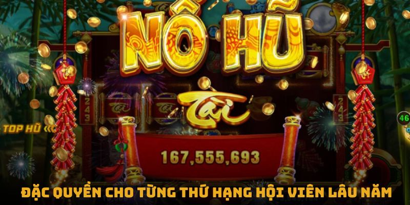 Đặc quyền cho từng thứ hạng hội viên lâu năm